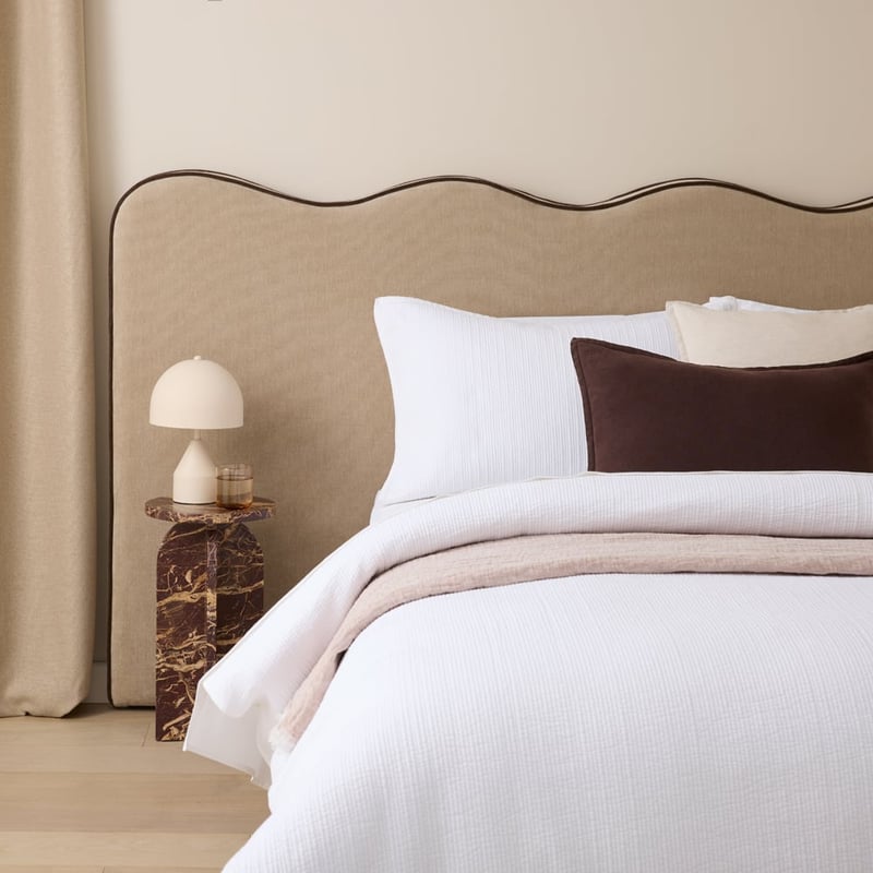 Nina Natural & Chocolate Wide Bedhead