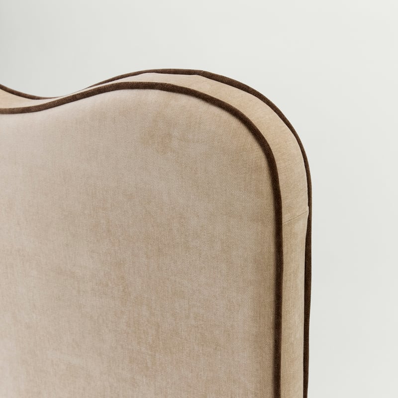 Nina Natural & Chocolate Wide Bedhead