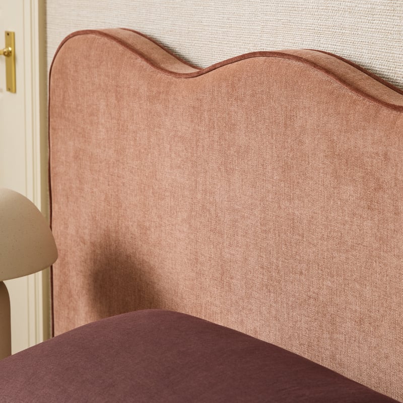 Nina Rosewood & Umber Wide Bedhead