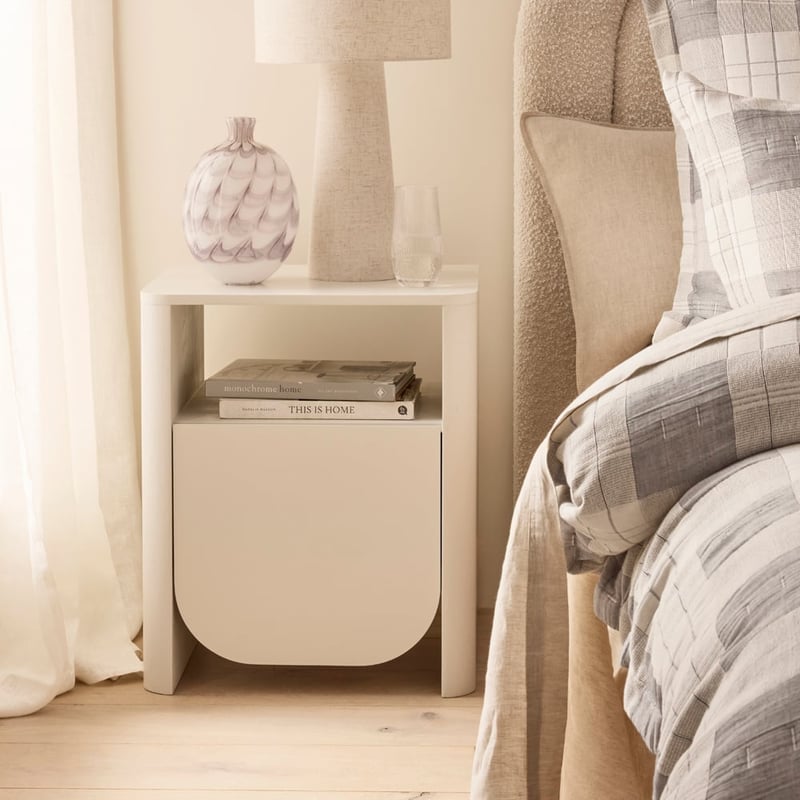 Adeline Dove Bedside Table