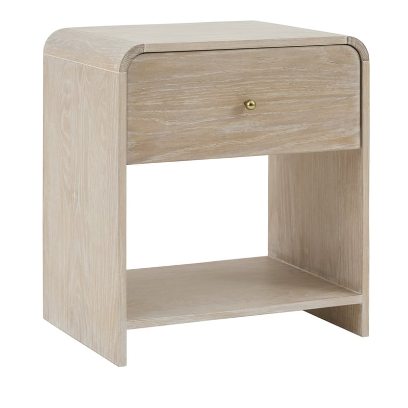 Merricks White Wash Bedside Table