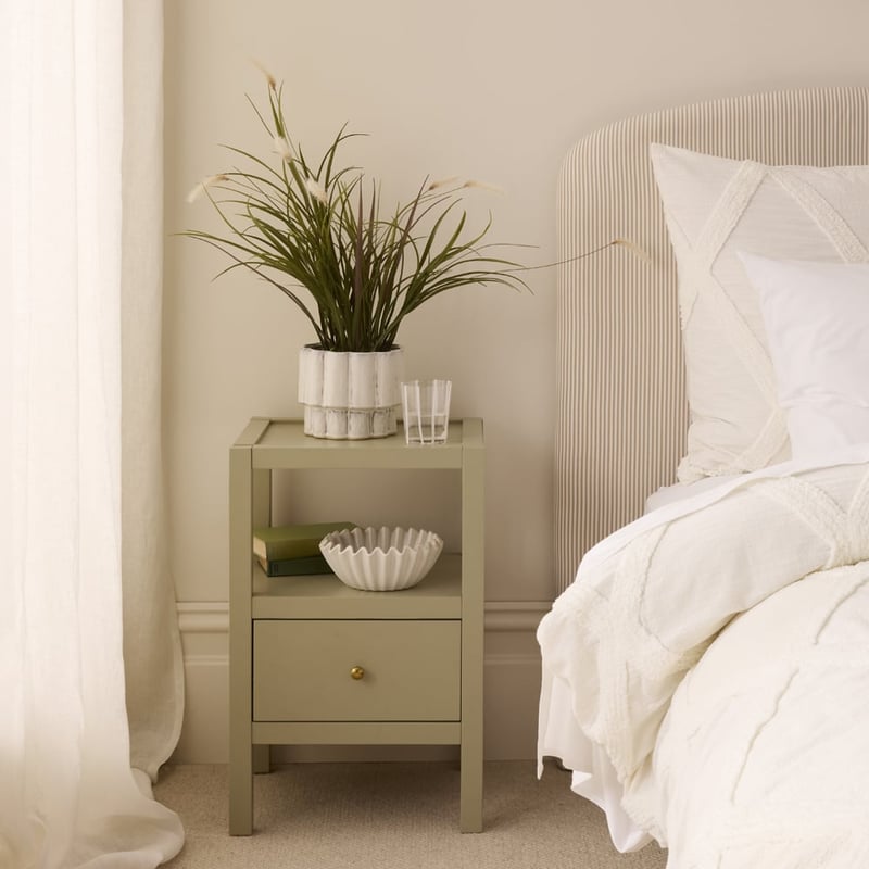 Gable Sage Bedside Table