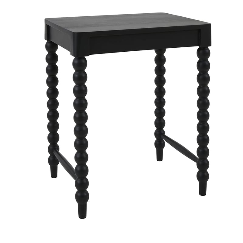 Vintage Black Bedside Table
