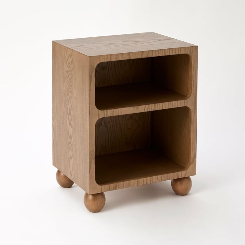 Cisco Walnut Bedside Table