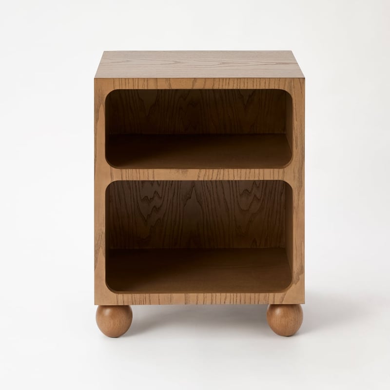 Cisco Walnut Bedside Table