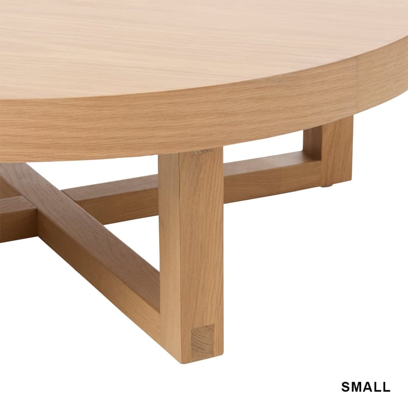 Mark Tuckey Oak Cross Base Coffee Table Collection