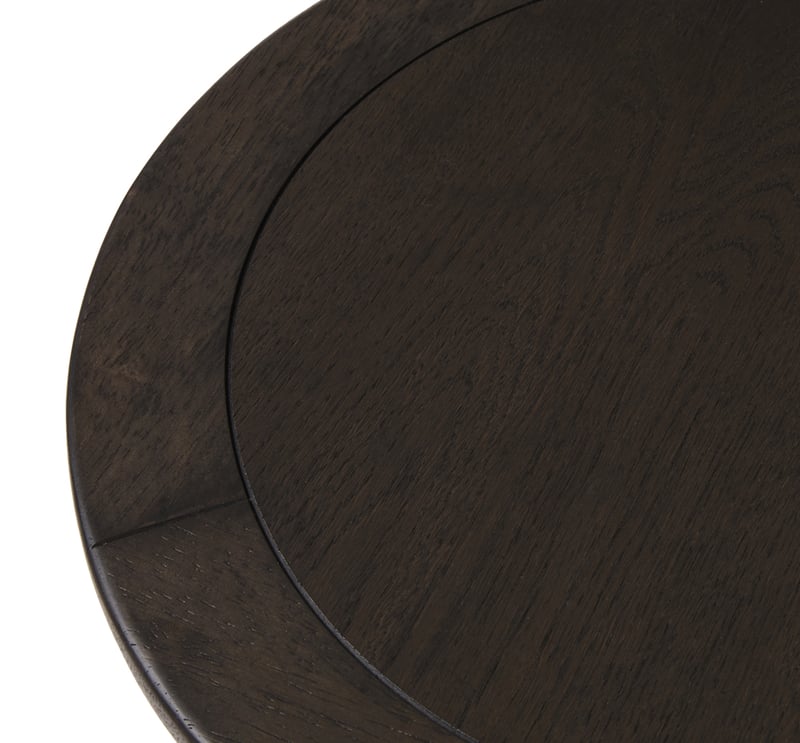 Nelly Smokey Black Side Table