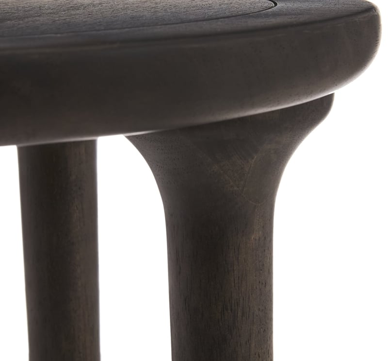 Nelly Smokey Black Side Table