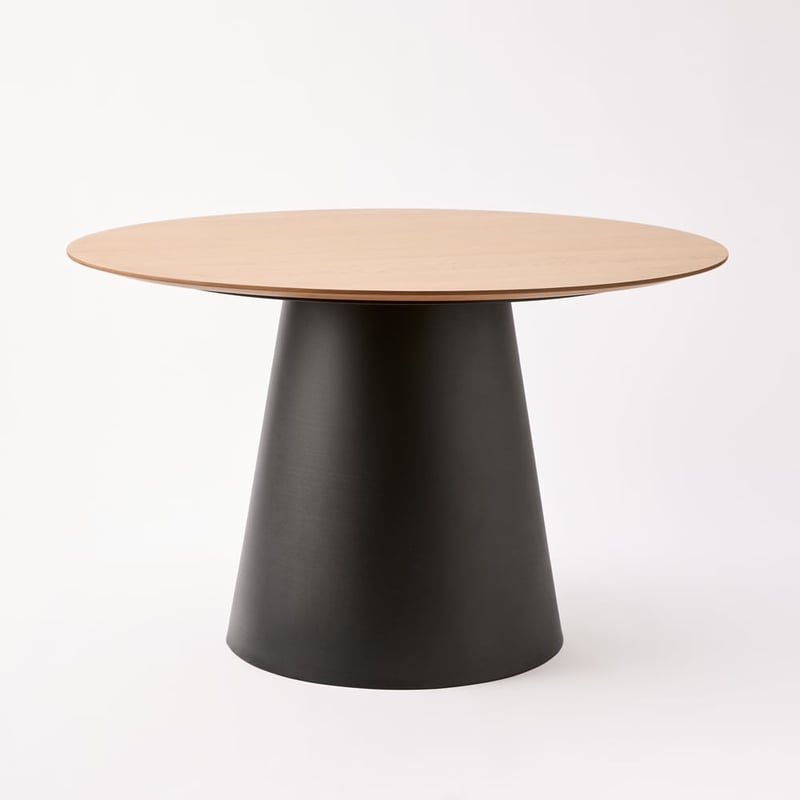 Kiel Oak & Black Dining Table