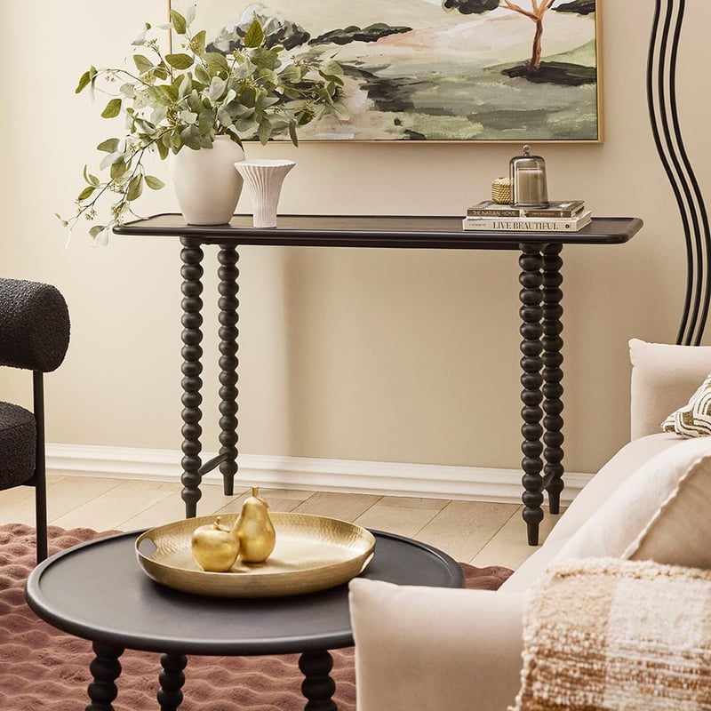 Vintage Black Console