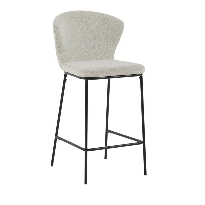 Viggo Pearl Boucle Counter Stool