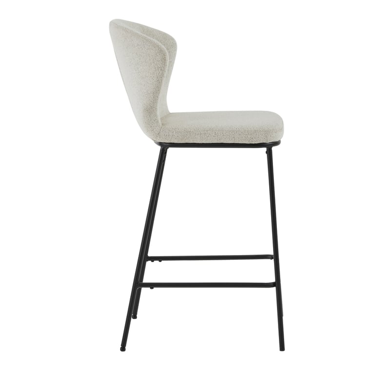 Viggo Pearl Boucle Counter Stool