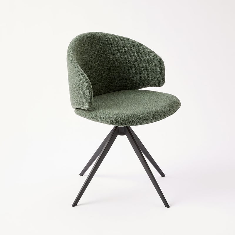 Kiel Sage Boucle Dining Chair