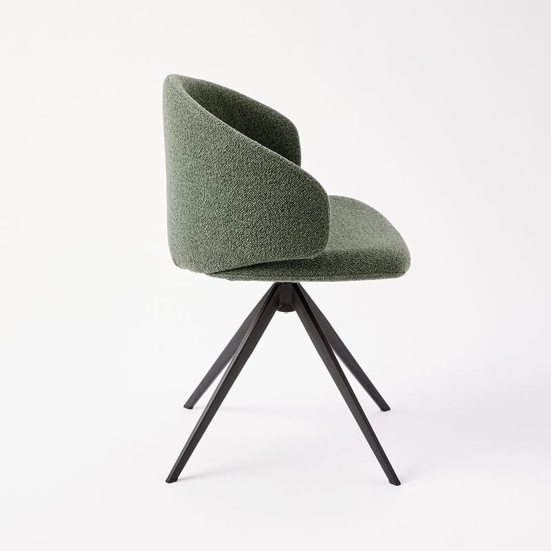 Kiel Sage Boucle Dining Chair