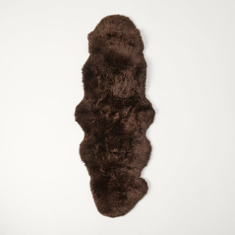 Chocolate Double Sheepskin