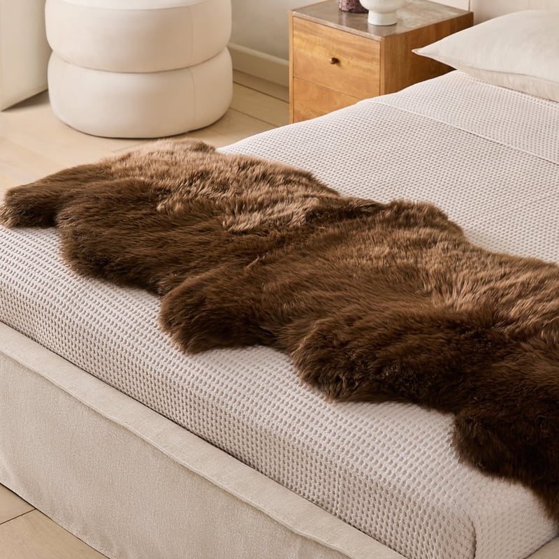 Chocolate Double Sheepskin