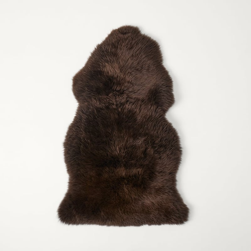 Chocolate Single Sheepskin