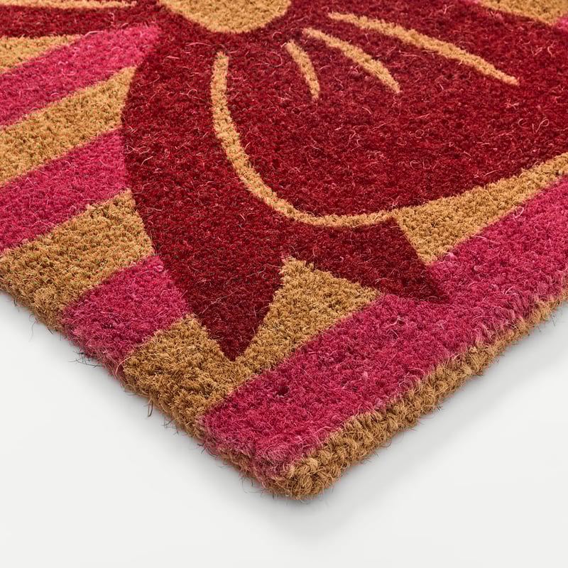 Coir Bow Stripe Doormat