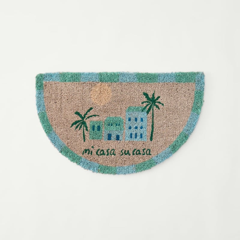 Coir Mi Casa Su Casa Green Doormat