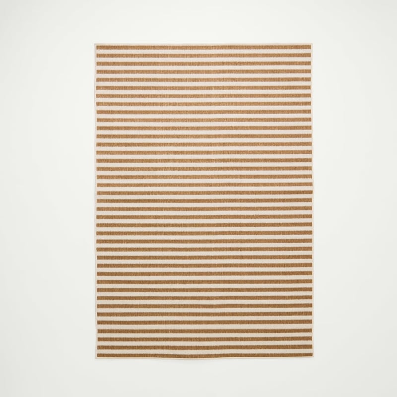 Soho Sand & Ivory Stripe Indoor & Outdoor Rug