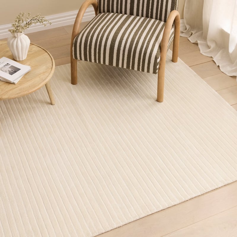 Adeline Ivory Viscose Rug