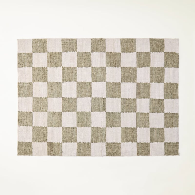 Perry Sage Check Rug