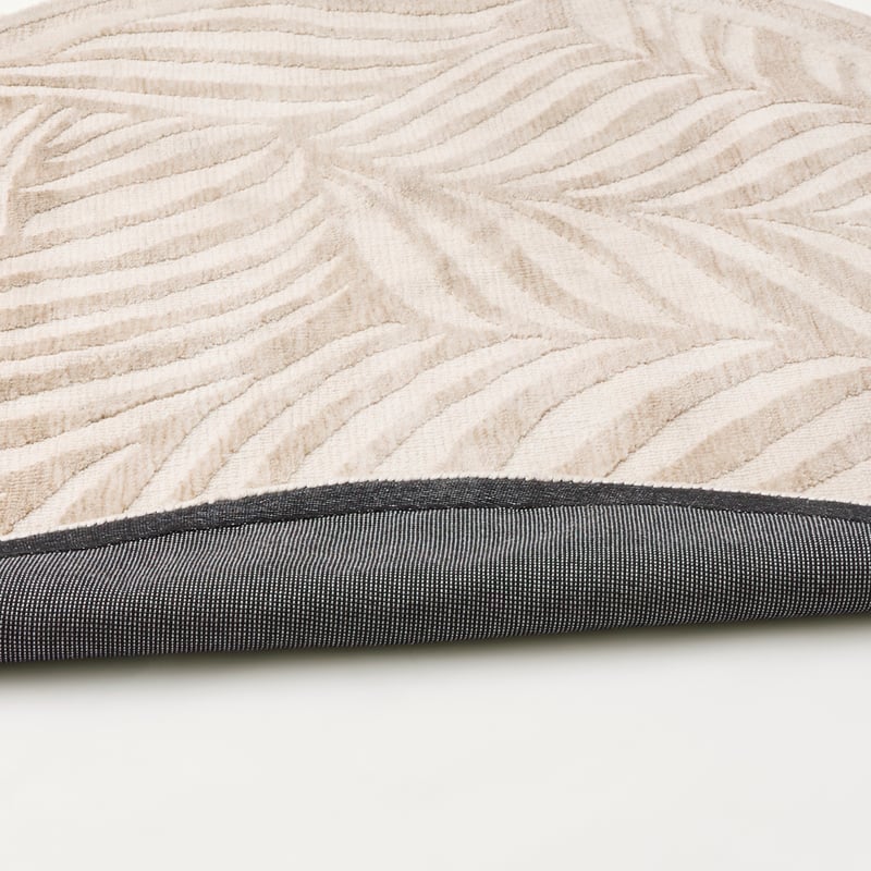 Natures Resort Natural & White Round Rug