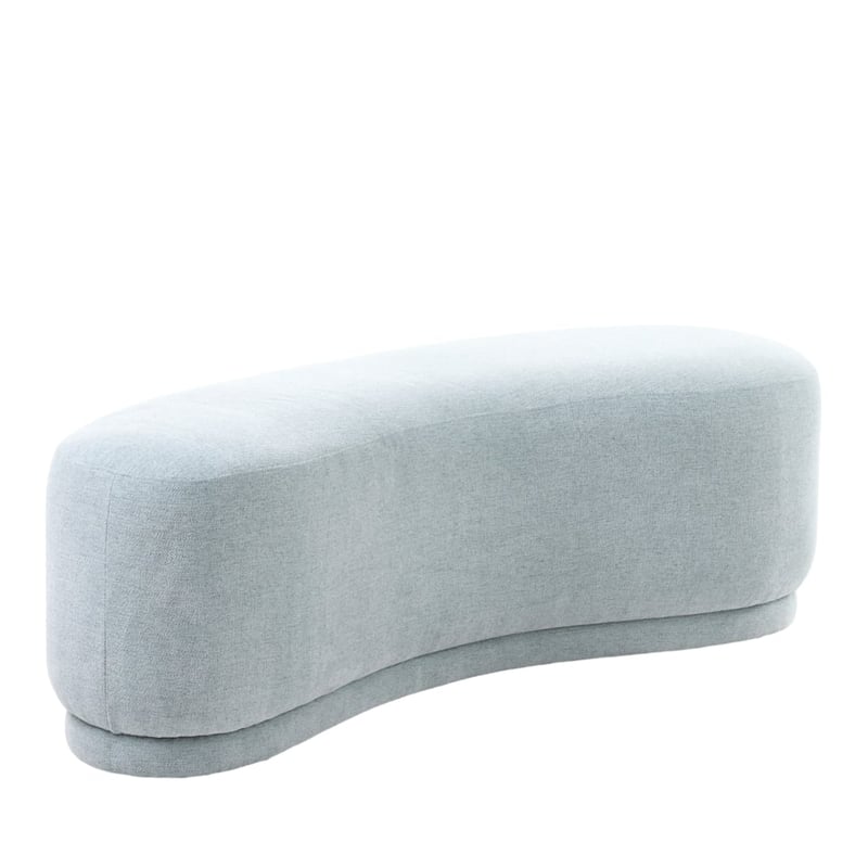 Kidney Seafoam Bench Seat