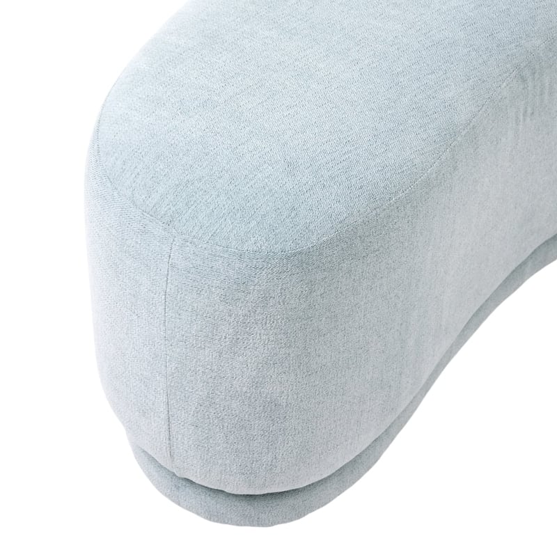 Kidney Seafoam Bench Seat
