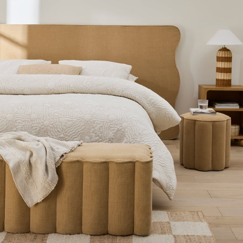 Della Sesame Bench Seat