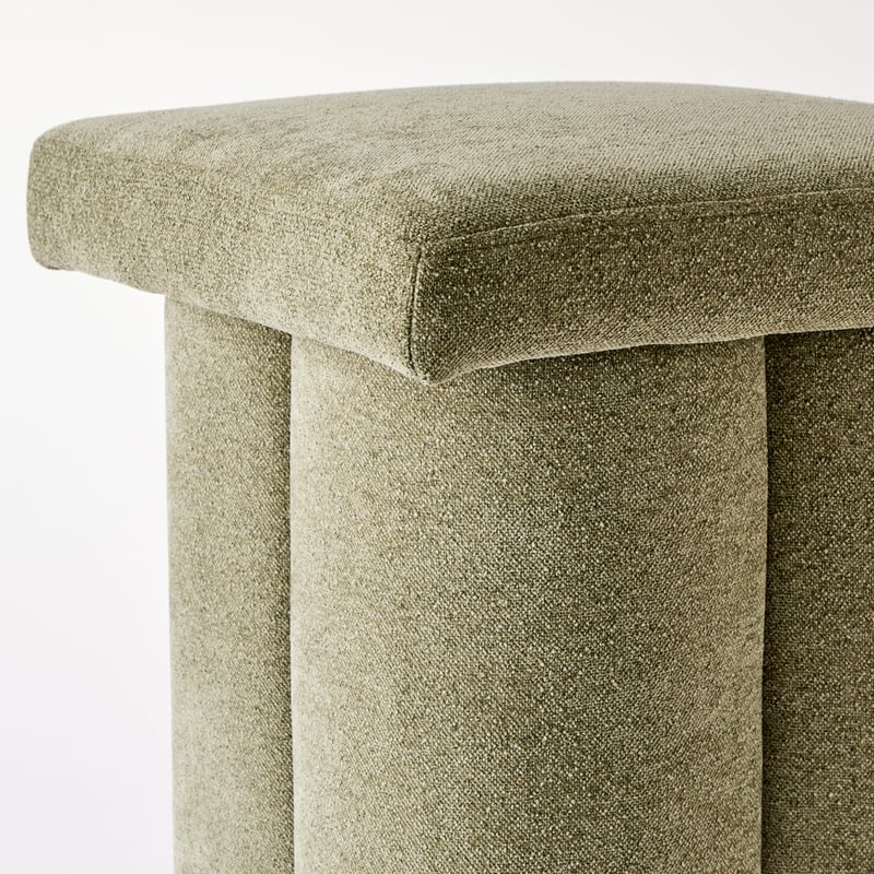 Coda Moss Green Ottoman