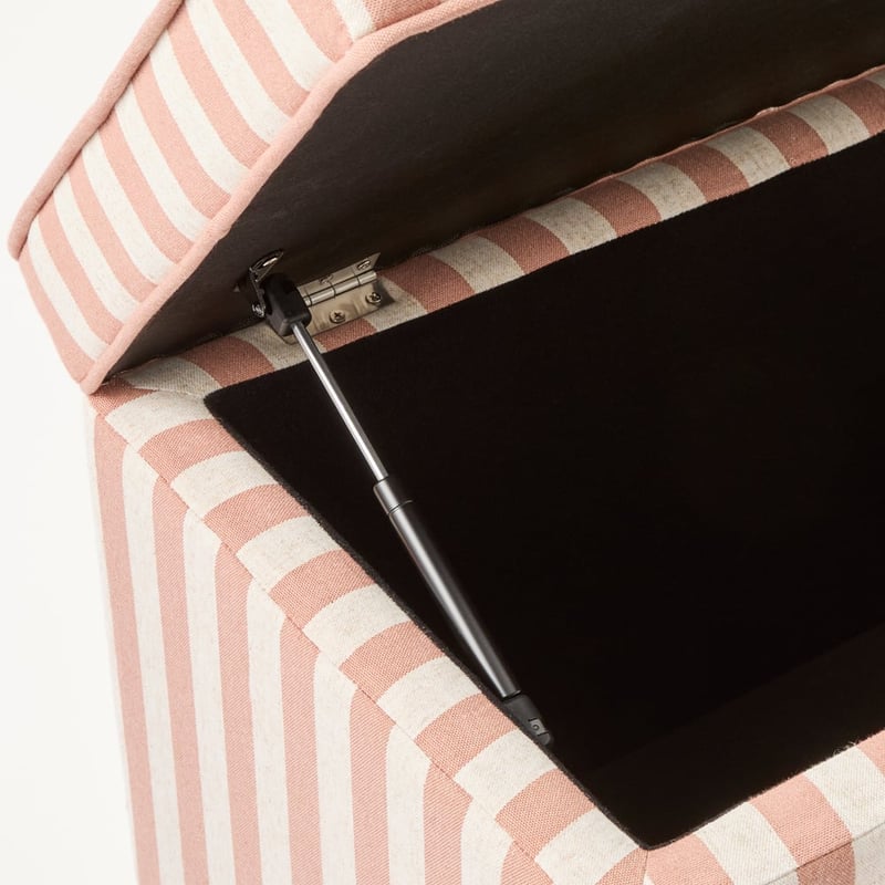 Della Clay Stripe Blanket Box
