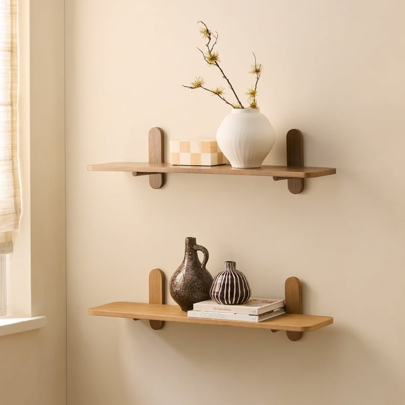 Boston Walnut Wall Shelf