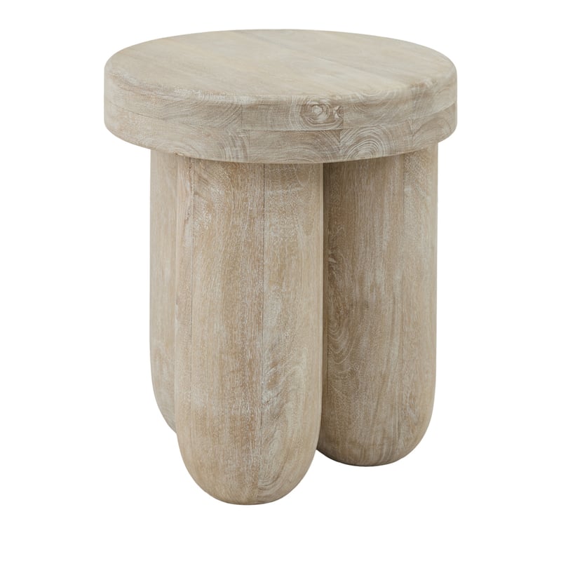 Barwon White Wash Side Table
