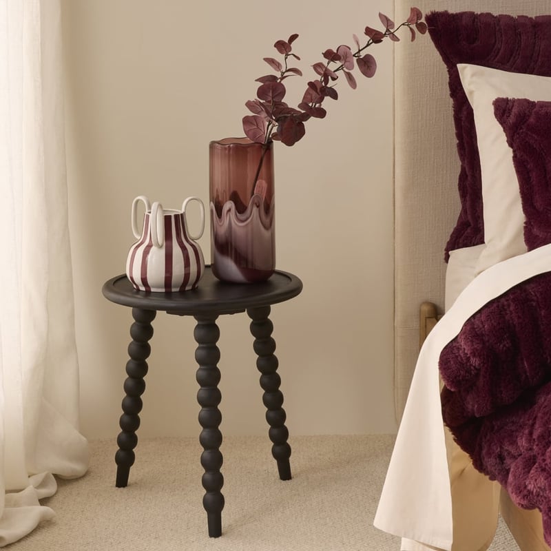 Vintage Black Side Table