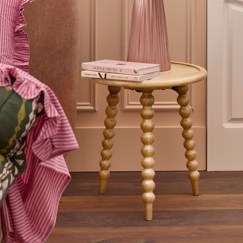 Vintage Mango Natural Side Table