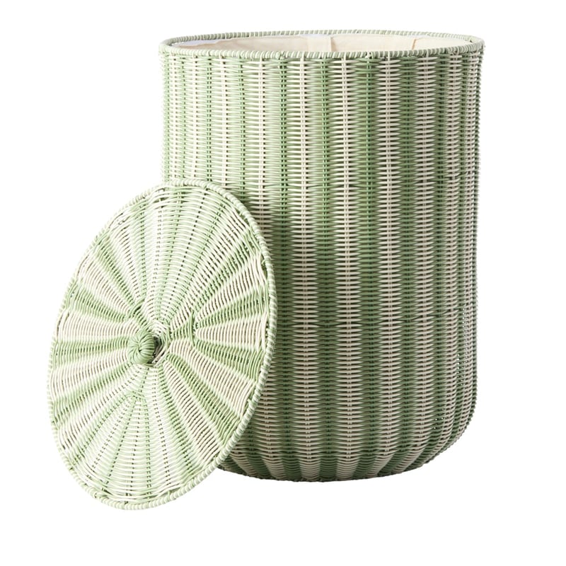 Rye Green Laundry Basket