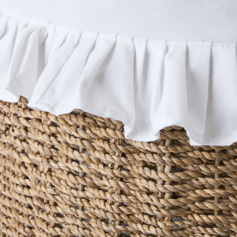 Cottage Chic Natural Laundry Storage