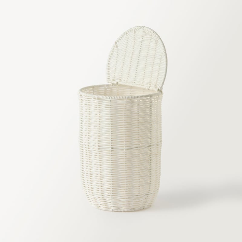 Suki White Dust Bin