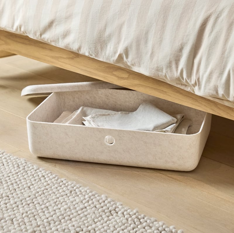 Osaka Natural Felt Underbed Storage Basket