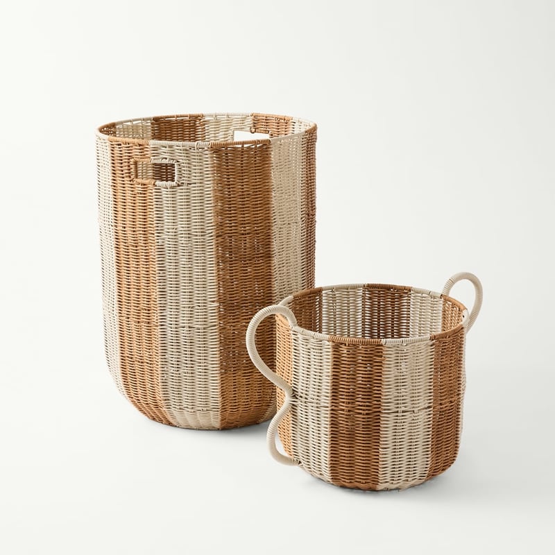 Nalu White Home Storage Baskets