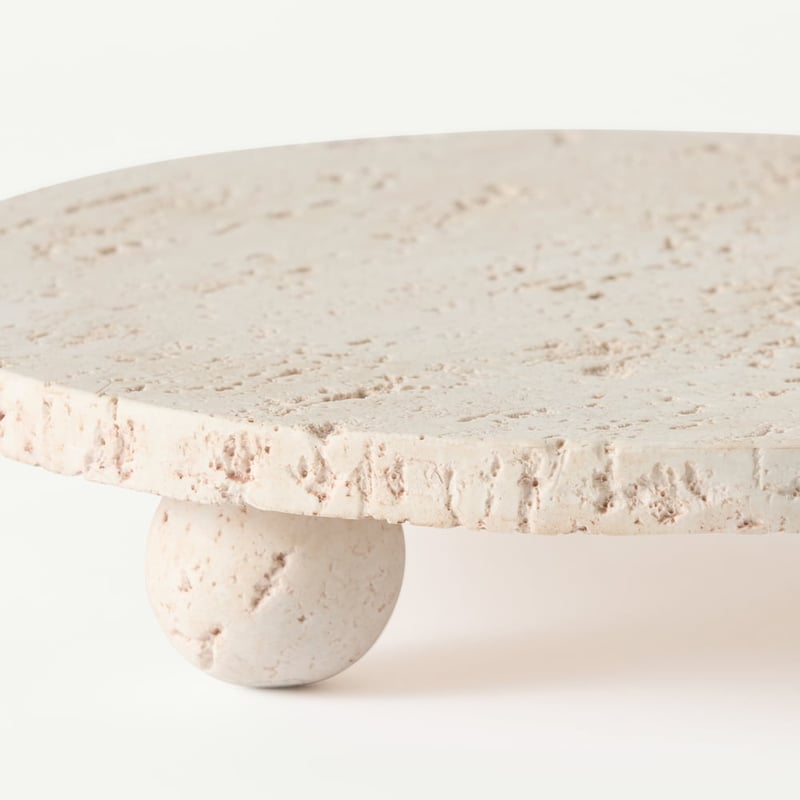 Lago Natural Round Footed Stand