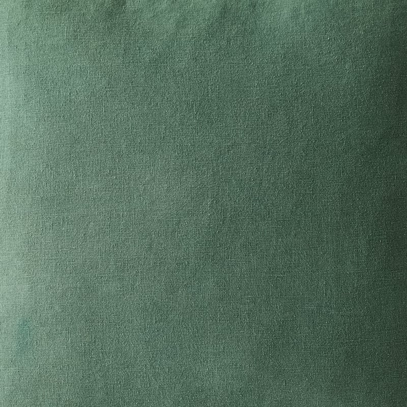 Belgian Cilantro Vintage Washed Linen Cushion