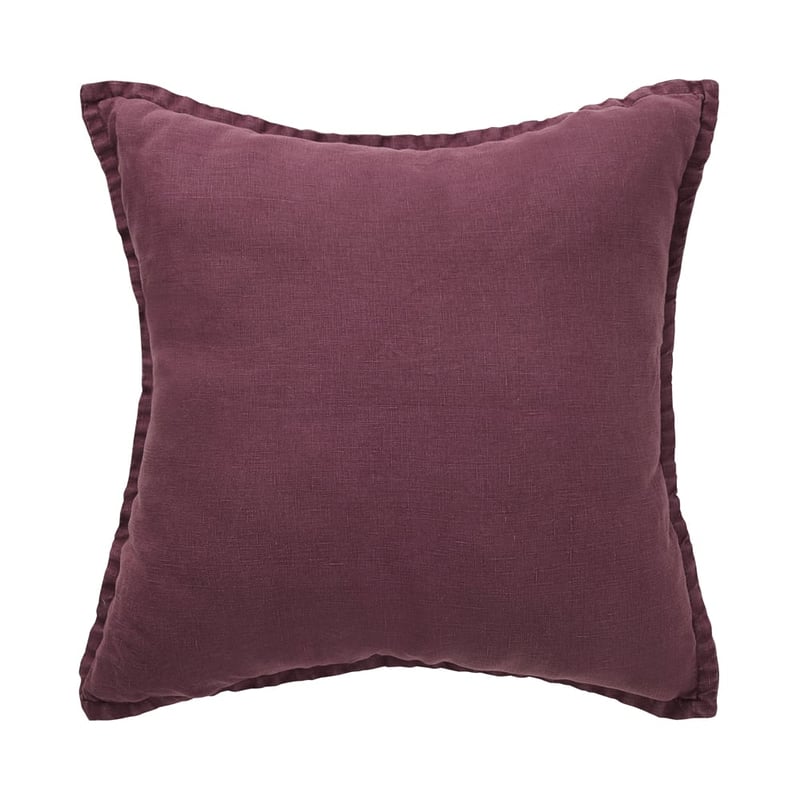 Belgian Grape Vintage Washed Linen Cushion