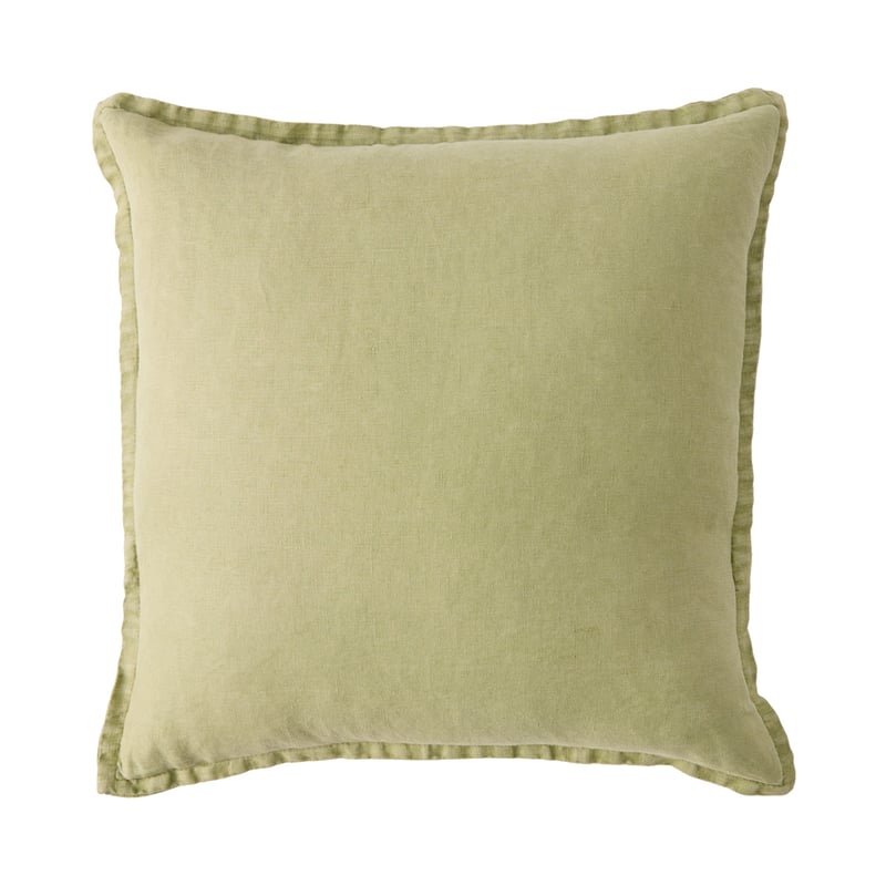 Belgian Pear Vintage Washed Linen Cushion
