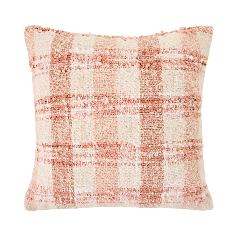 Heidelberg Blush Check Cushion