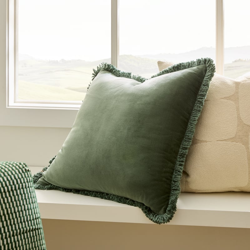 Mirri Cilantro Velvet Cushion