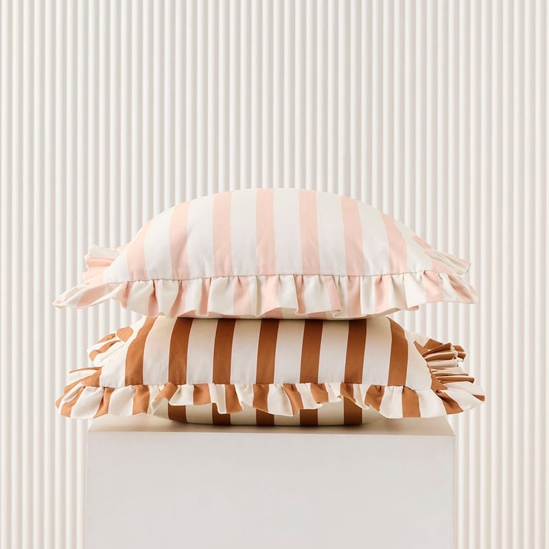 Milford Blush Stripe Cushion