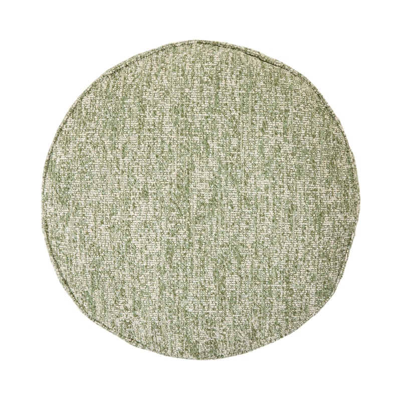 Avril Green Marle Round Cushion