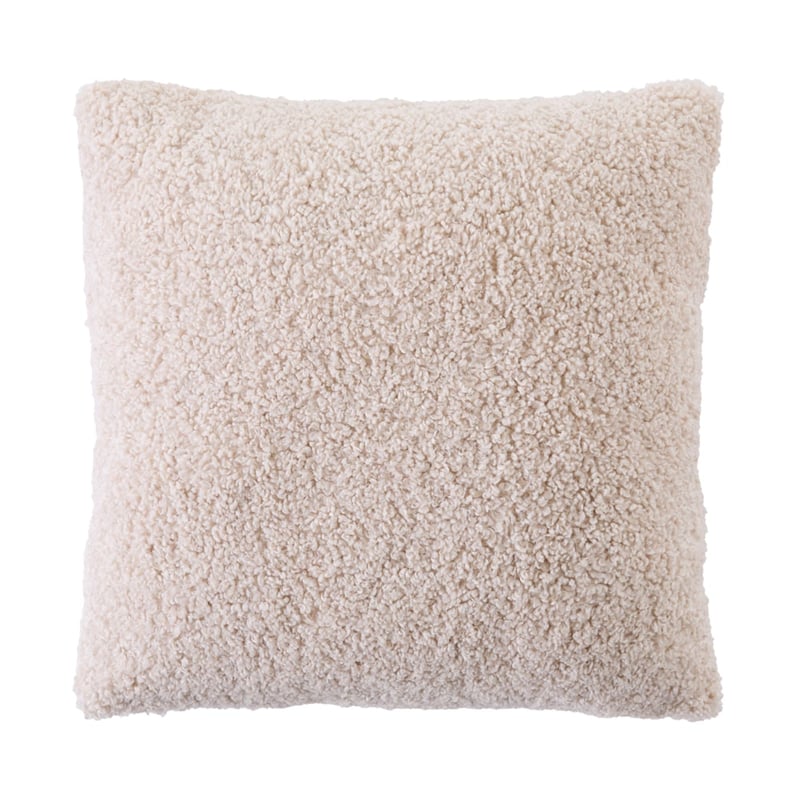 Noah White Boucle Cushion